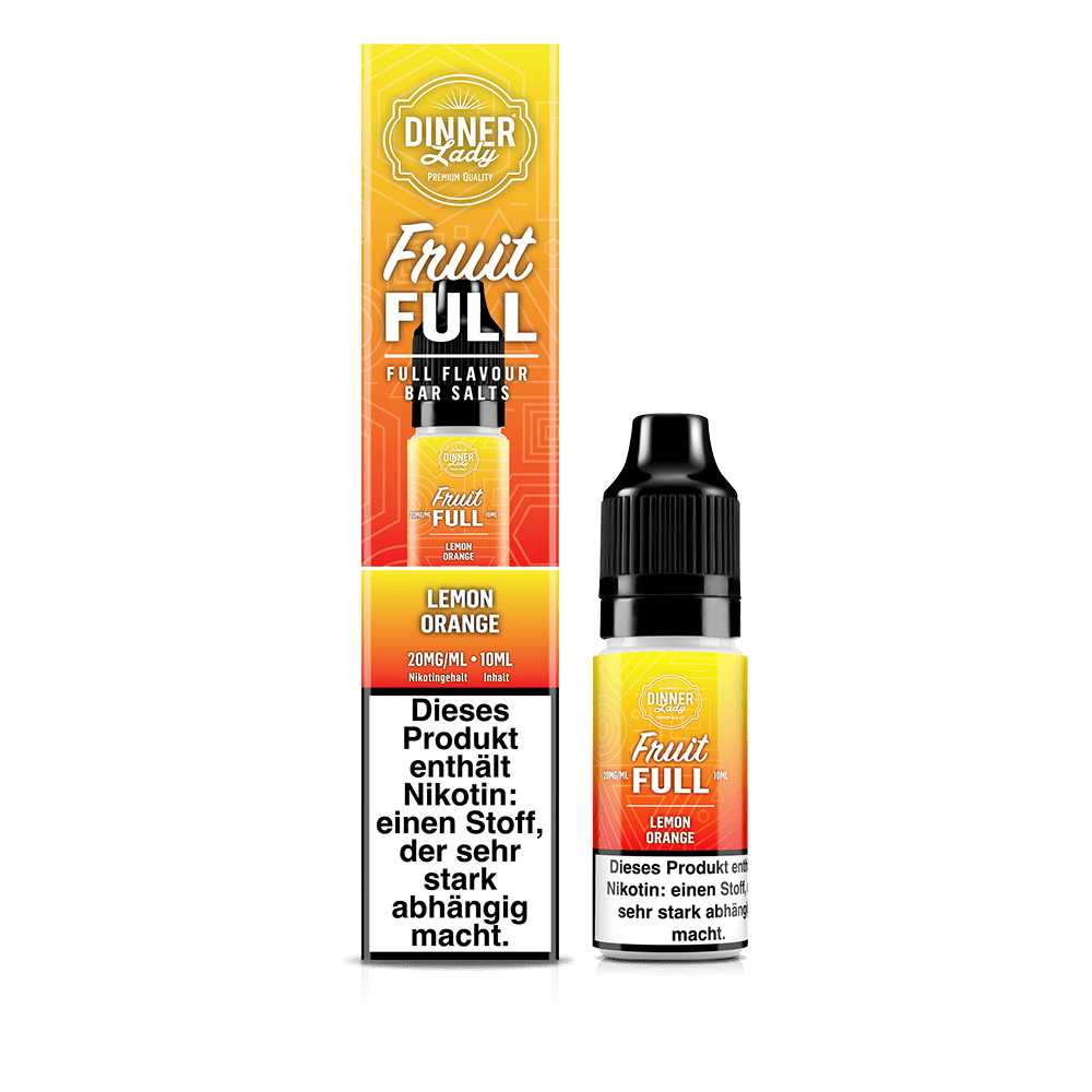 Dinner Lady Fruit Full Nikotinsalz - Lemon Orange - 10ml Liquid 20mg