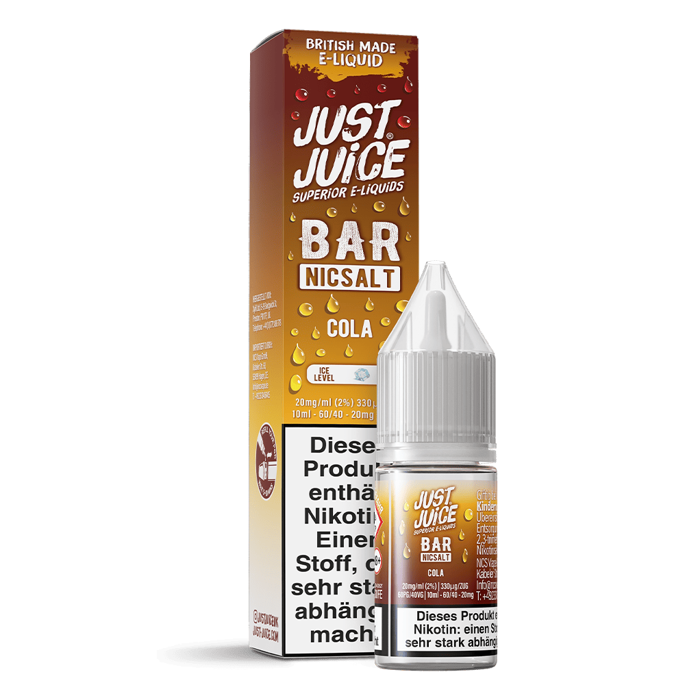 Just Juice Nikotinsalz - Cola - 10ml Liquid 20mg