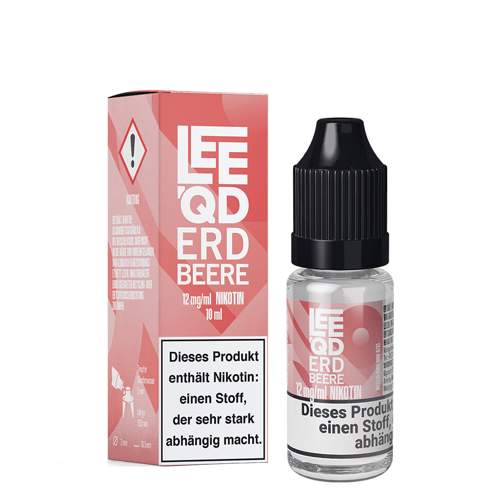 LEEQD Liquid - Fruit Erdbeere - 12mg 10ml LEEQD Liquid - Fruit Erdbeere - 12mg 10ml