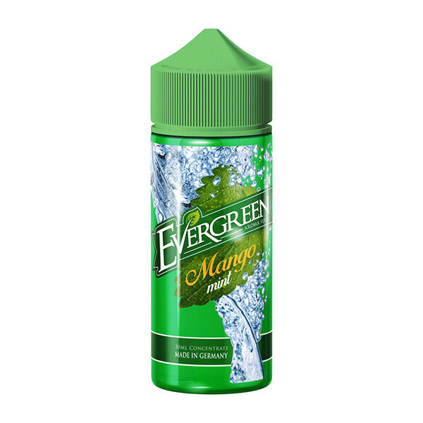 Evergreen Longfill - Mango Mint - 8ml Aroma in 120ml Flasche