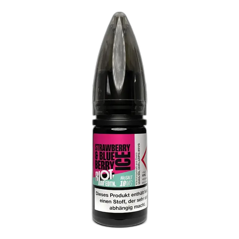 Riot Squad Nikotinsalz - Strawberry Blueberry Ice - Liquid 10mg 10ml