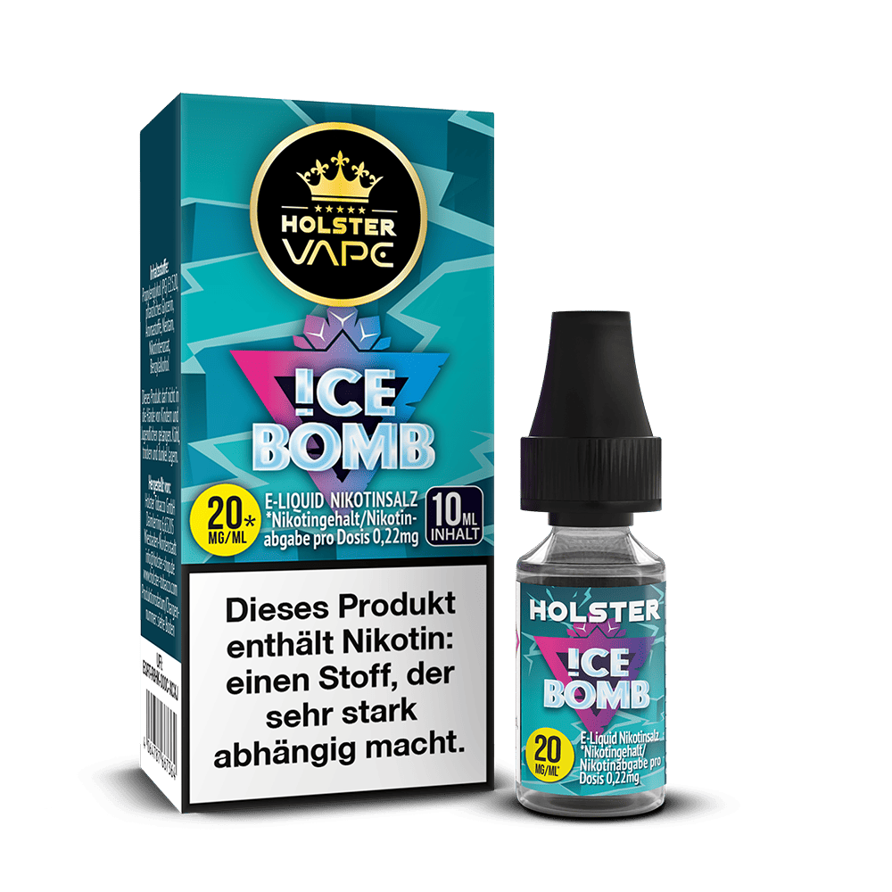 Holster Nikotinsalz - Ice Bomb - Liquid 20mg 10ml