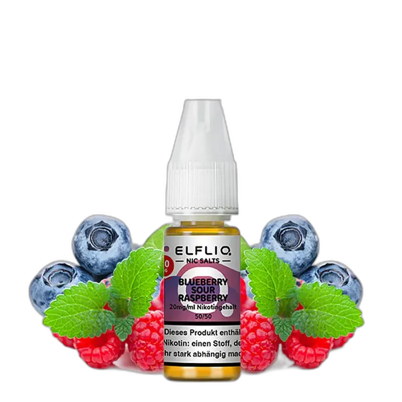 Elfliq by Elfbar Nikotinsalz - Blueberry Sour Raspberry - Liquid 20mg 10ml
