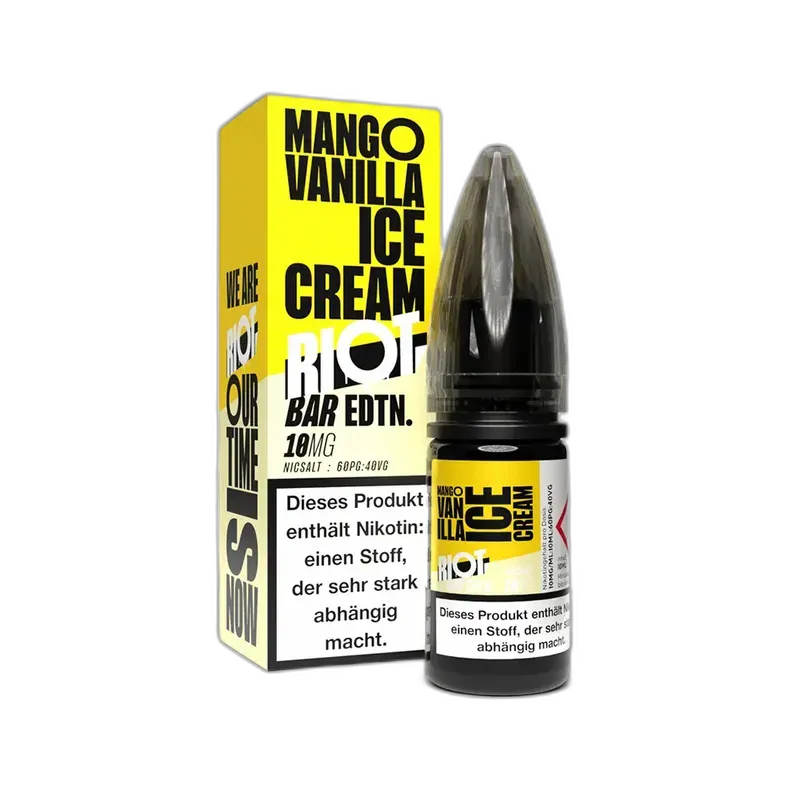 Riot Squad Nikotinsalz - Mango Vanilla Ice Cream - Liquid 10mg 10ml