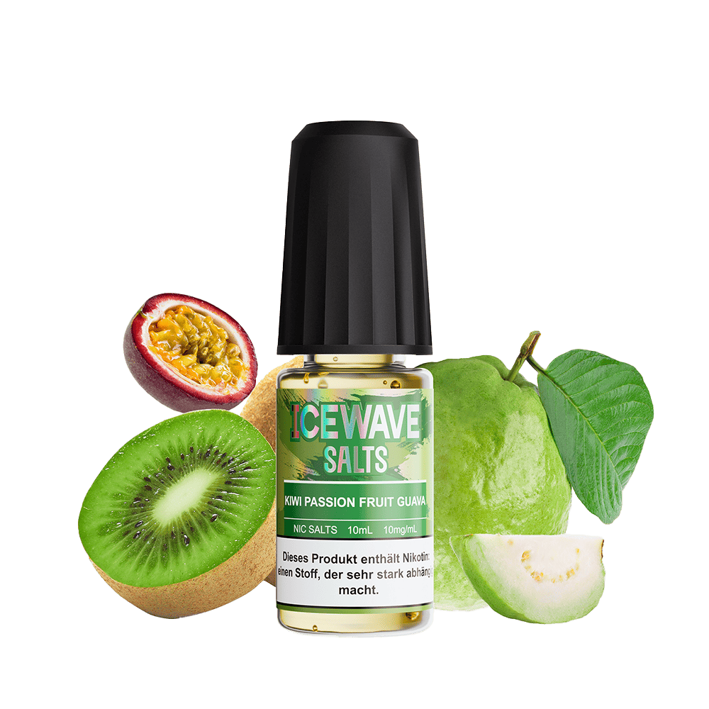 Icewave Nikotinsalz - Kiwi Passion Fruit Guava - 10ml Liquid 10mg