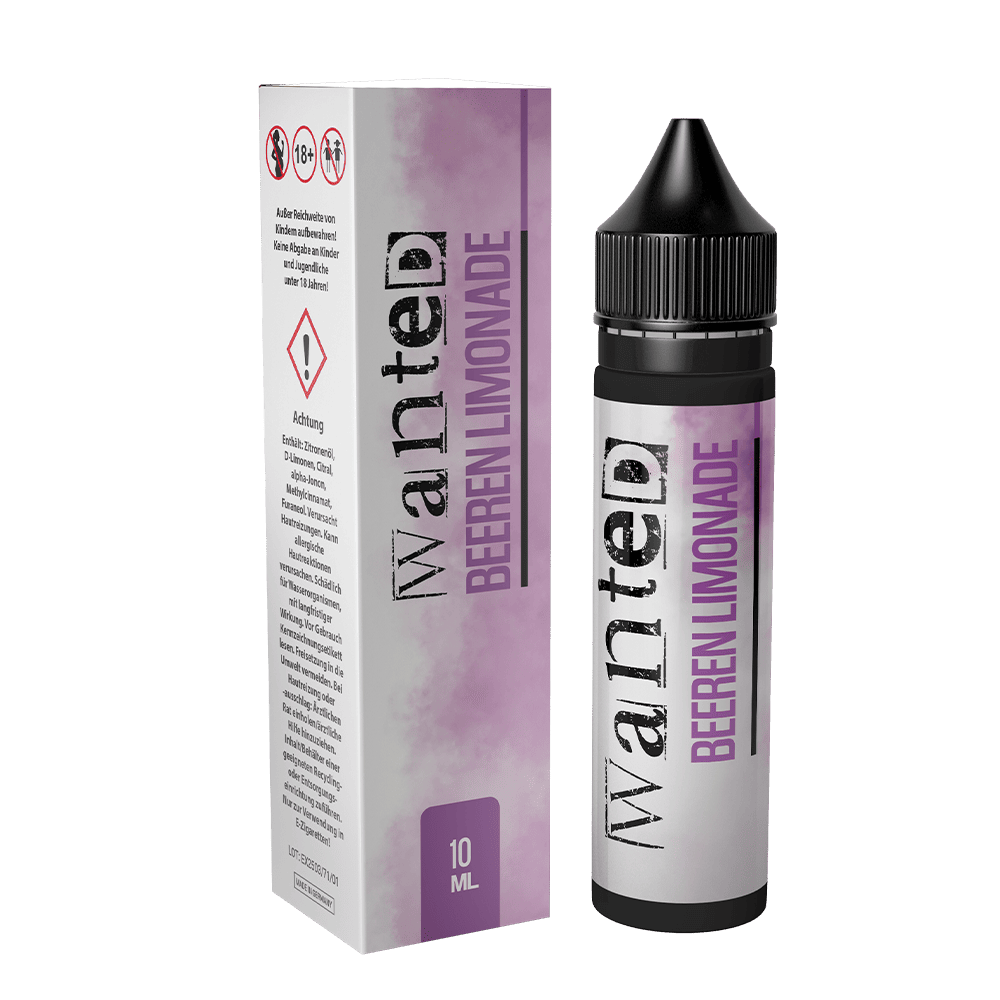 Wanted Aroma Longfill - Beeren Limonade - 10ml in 60ml Flasche