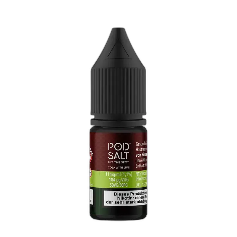 Pod Salt Fusion - Cola with Lime - 10ml Liquid 11mg Nikotinsalz