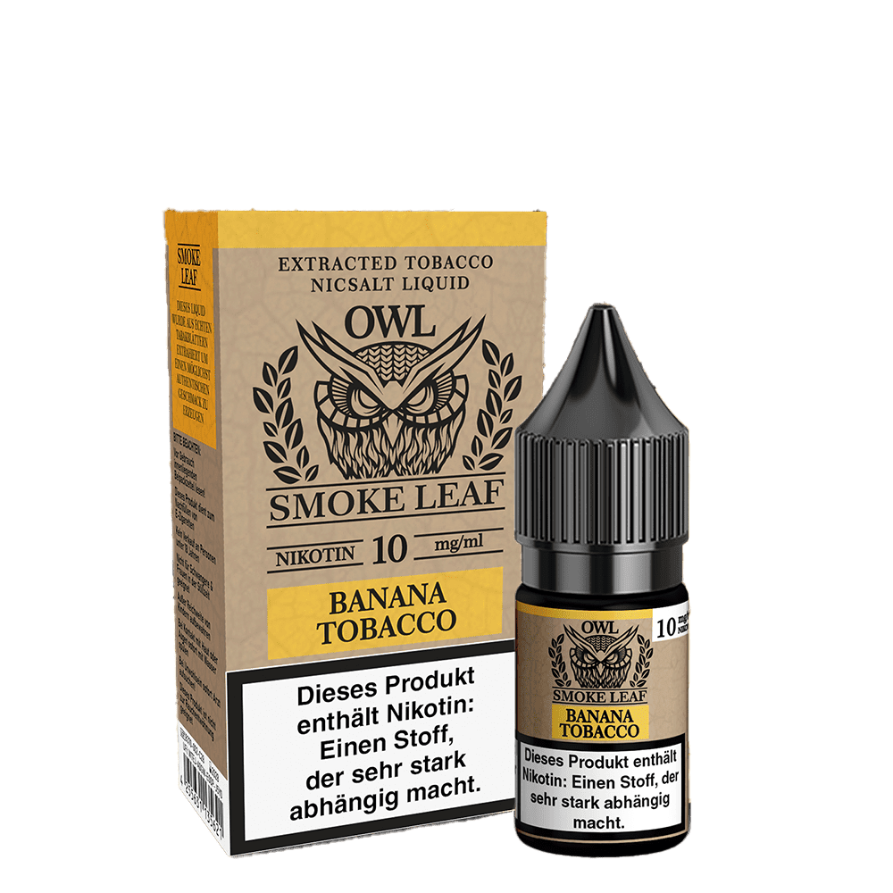 OWL Smoke Leaf Nikotinsalz - Banana Tobacco - 10ml Liquid 10mg