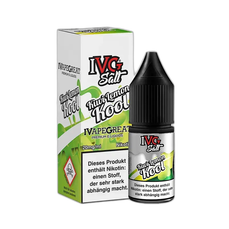 IVG Nikotinsalz - Kiwi Lemon Kool - Liquid 10mg 10ml