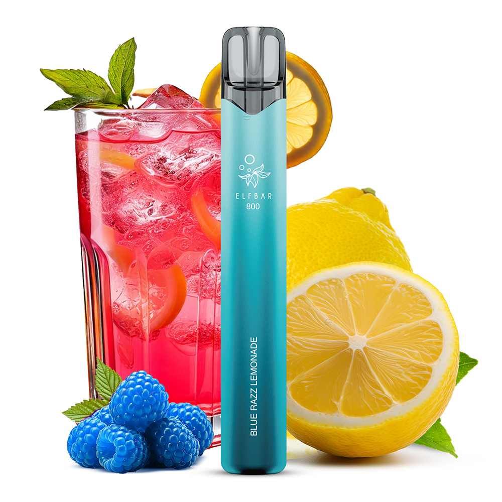Elfbar 800 Einweg E-Zigarette - Blue Razz Lemonade - 0mg