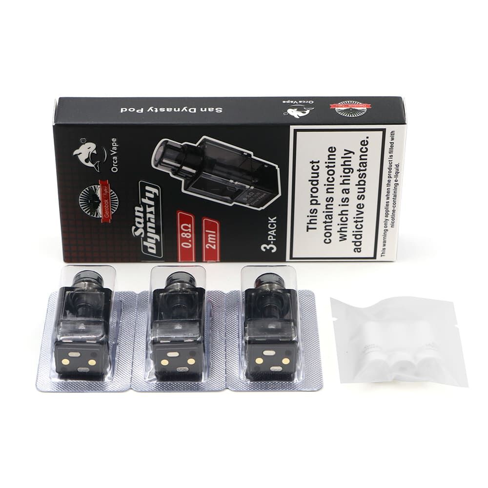 Orca Vape San Dynasty Pod 0,8 Ohm Orca Vape San Dynasty Pod 0,8 Ohm