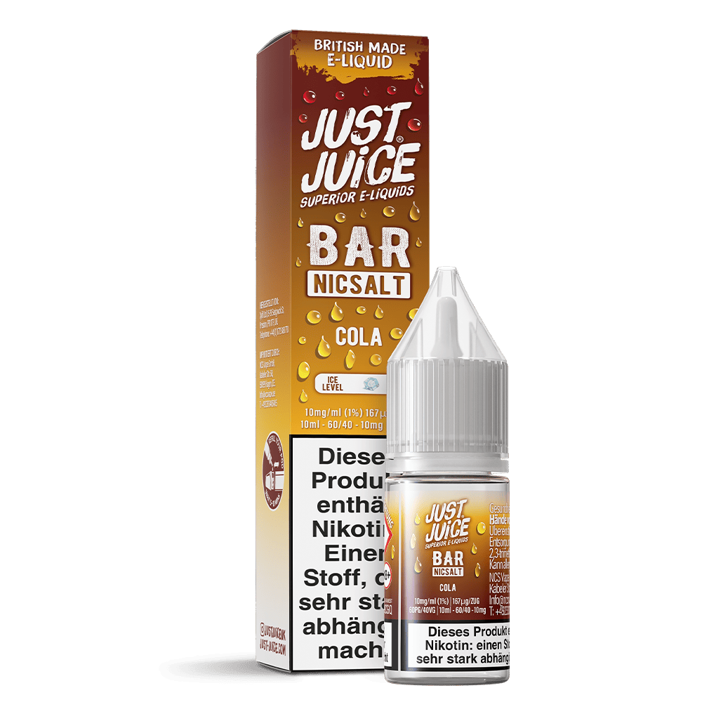 Just Juice Nikotinsalz - Cola - 10ml Liquid 10mg