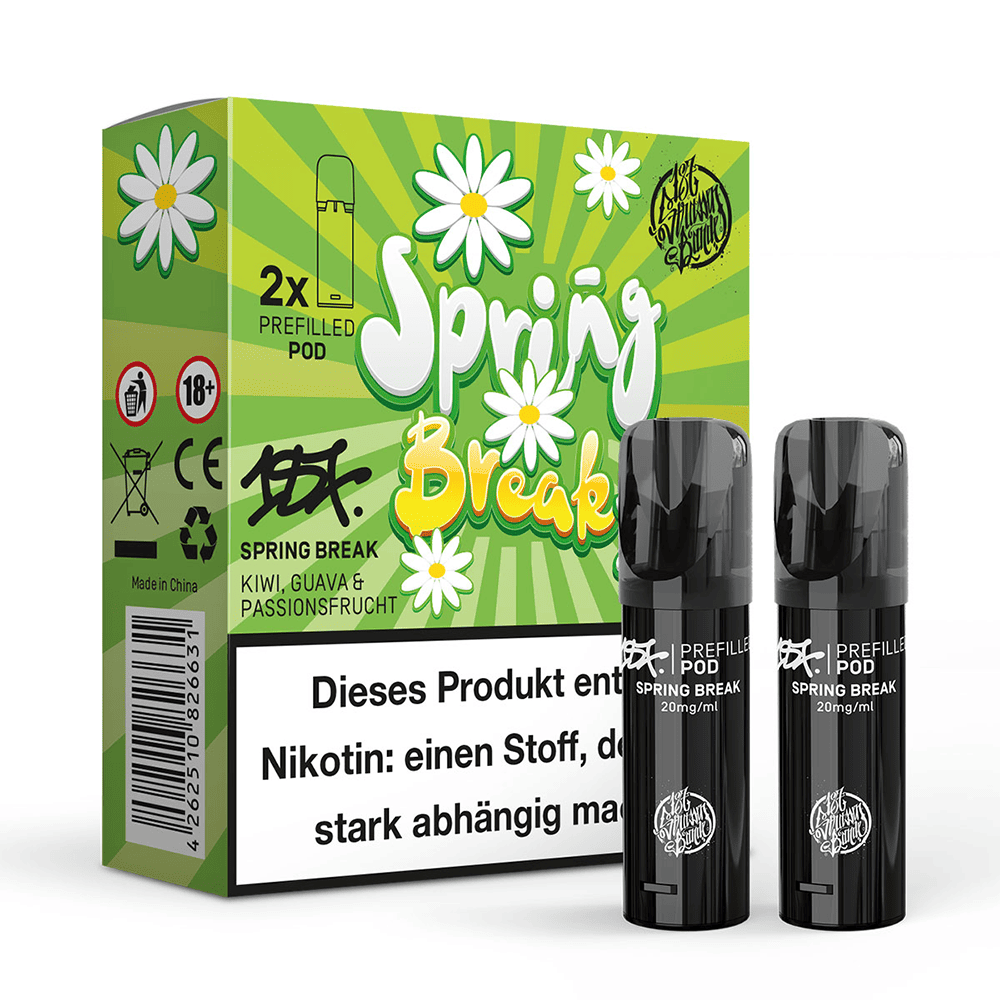 2x 187 Strassenbande Einweg Pod - Spring Break - 20mg Nikotinsalz 2ml 2x 187 Strassenbande Einweg Pod - Spring Break - 20mg Nikotinsalz 2ml