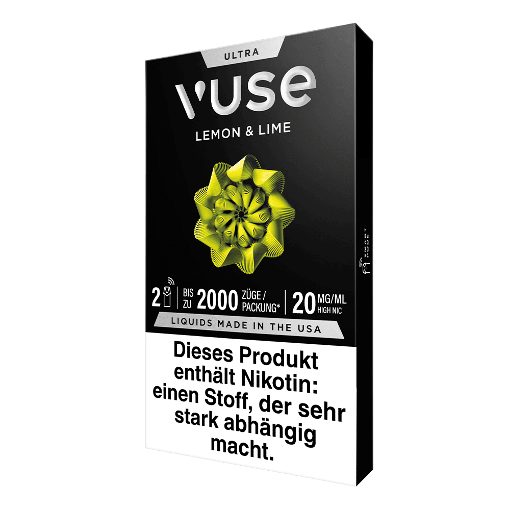 2x Vuse Ultra Pods Lemon & Lime 20mg 2x Vuse Ultra Pods Lemon & Lime 20mg