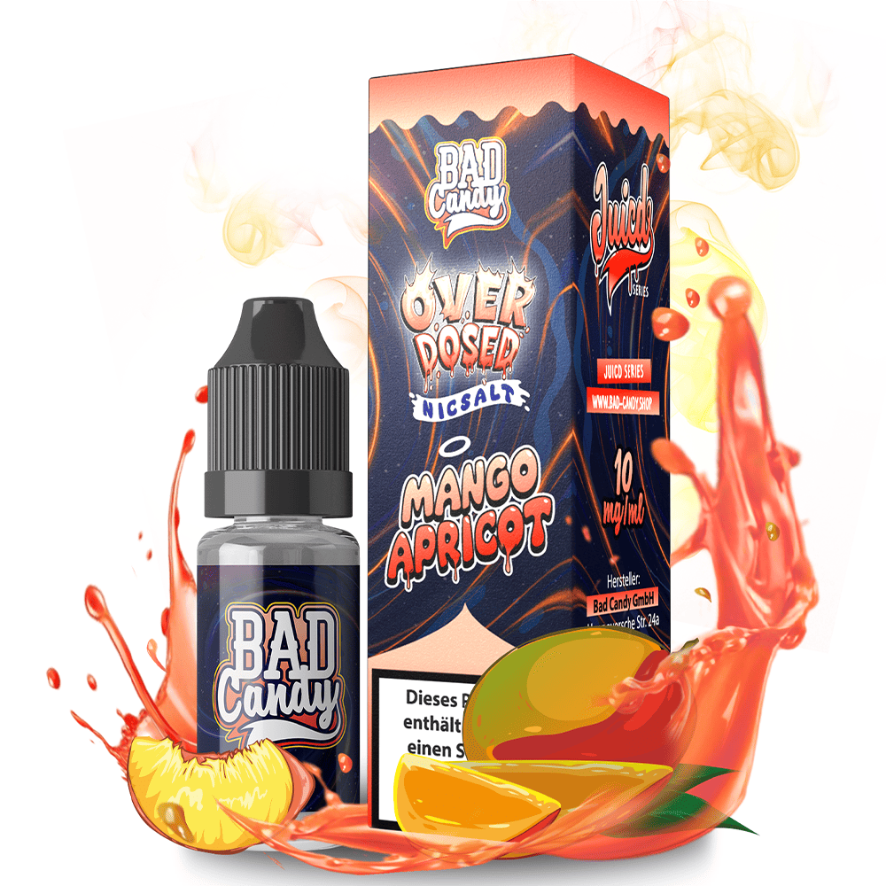 Bad Candy Nikotinsalz - Mango Apricot - Overdosed 10ml Liquid 10mg