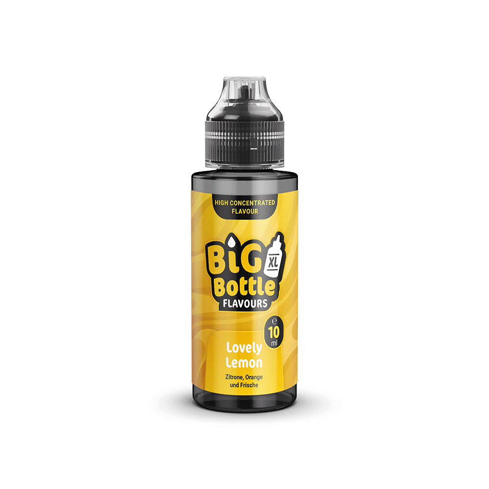 Big Bottle Flavours Longfill - Lovely Lemon - 10ml Aroma in 120ml Flasche