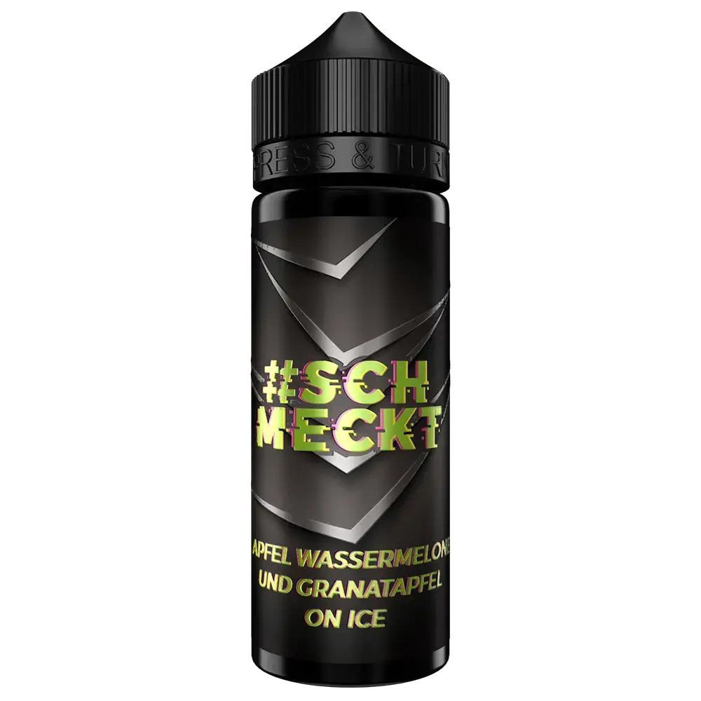#schmeckt Longfill - Apfel Wassermelone und Granatapfel Ice- 10ml Aroma in120ml Flasche