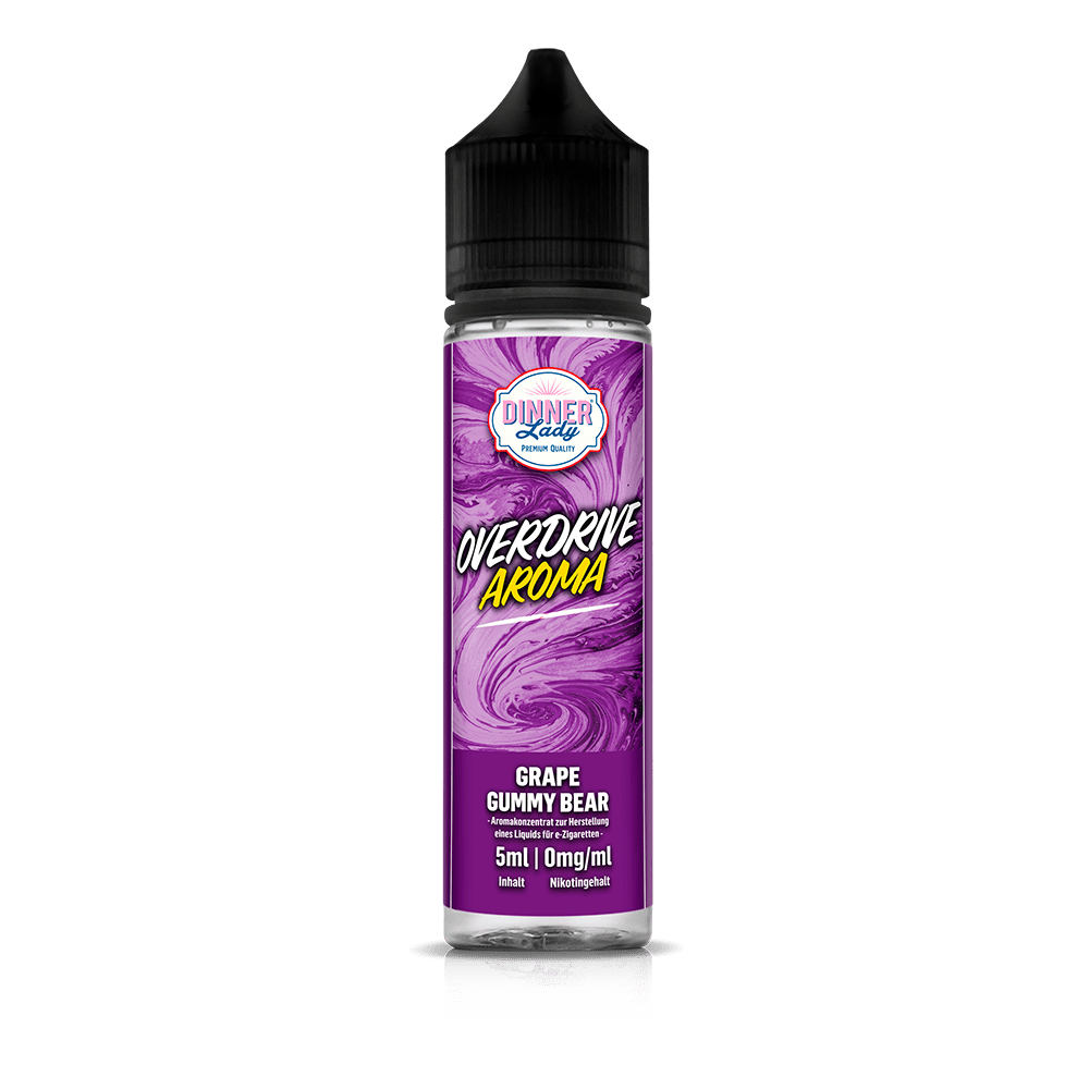 Dinner Lady Overdrive Longfill - Grape Gummy Bear - 5ml in 60ml Flasche