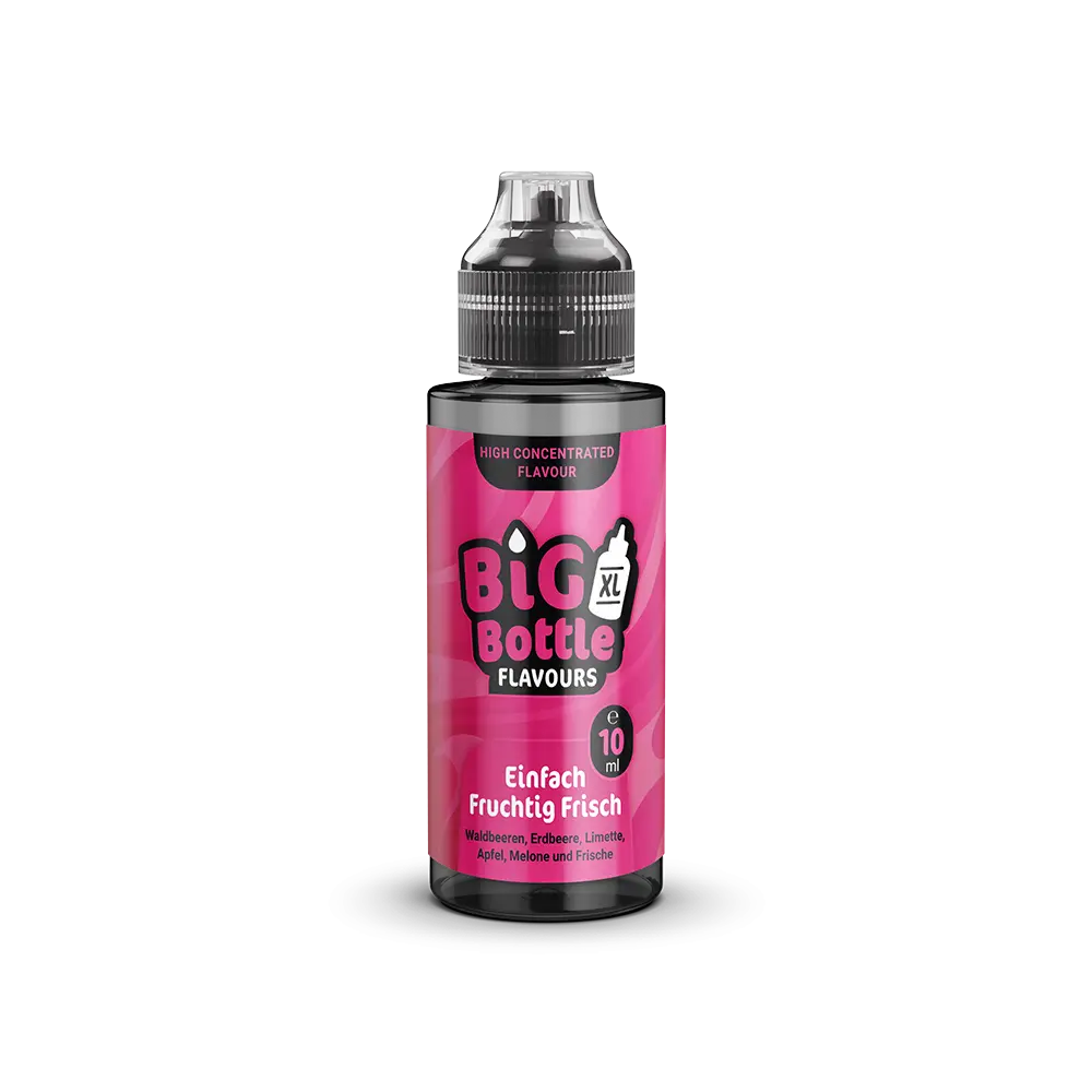 Big Bottle Flavours Longfill - Einfach Fruchtig Frisch - 10ml Aroma in 120ml Flasche