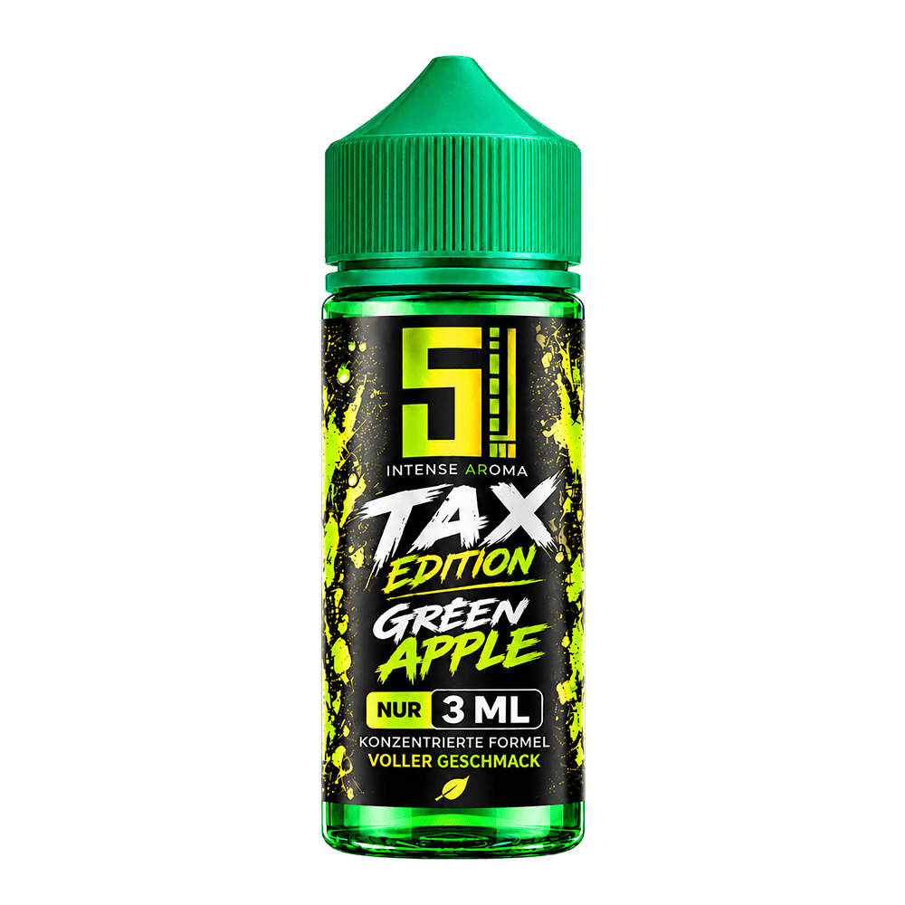5EL TAX Edition Longfill - Green Apple - 3ml Aroma in 120ml Flasche