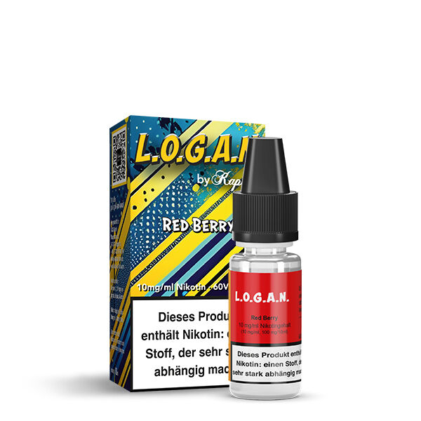 L.O.G.A.N. Nikotinsalz - Red Berry - 10ml Liquid 10mg