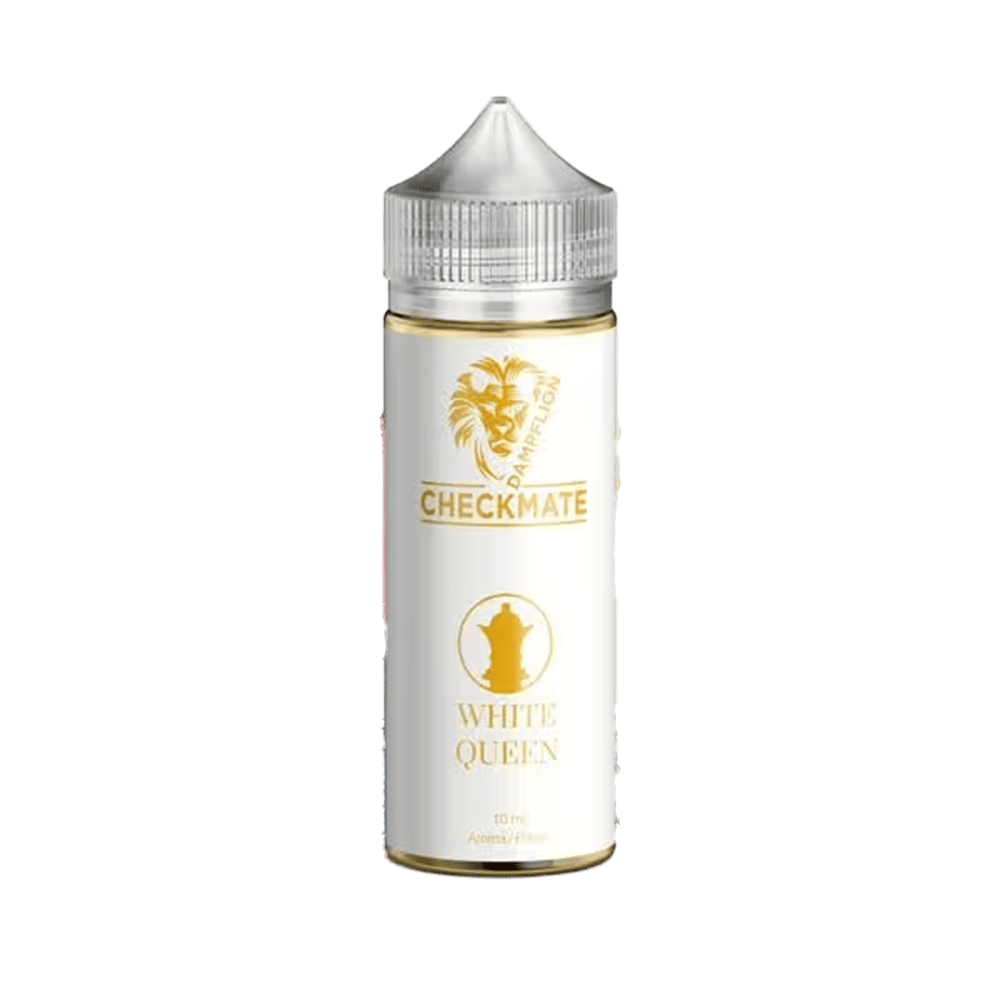 Dampflion Checkmate Longfill - White Queen - 10ml Aroma in 120ml Flasche