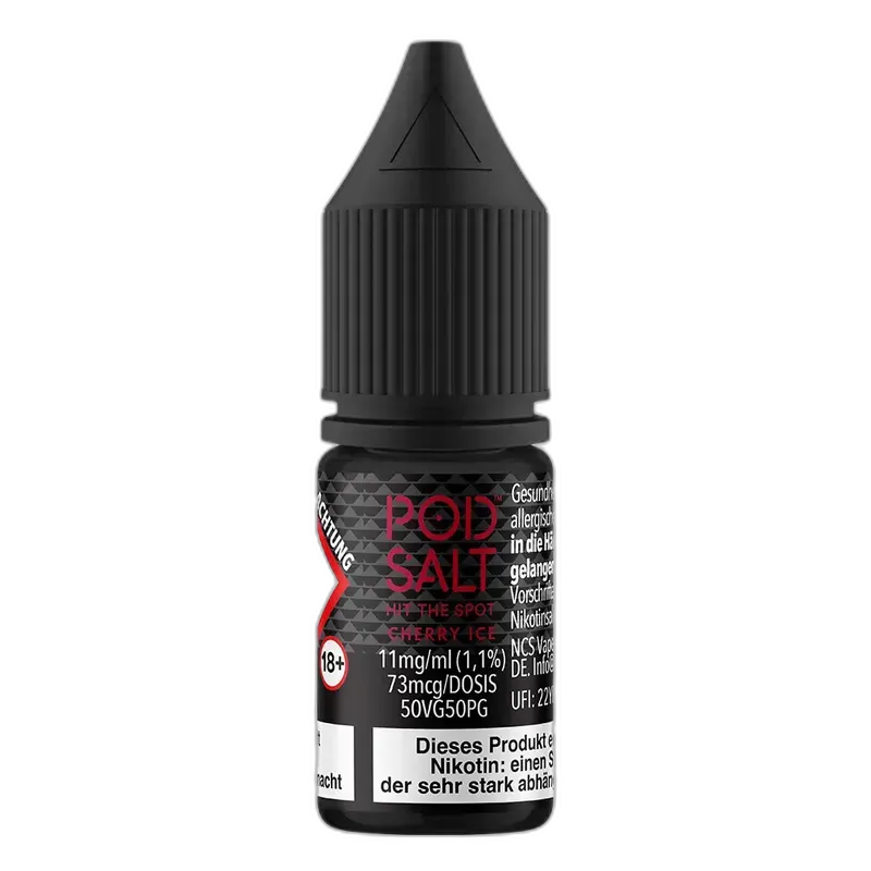 Pod Salt Core Nikotinsalz - Cherry Ice - 10ml Liquid 11mg