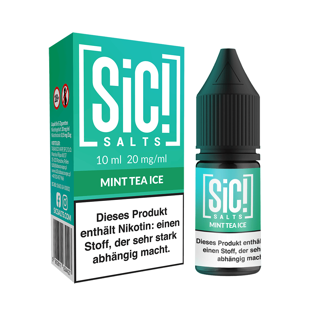 SIC Nikotinsalz - Mint Tea Ice -10ml Liquid 20mg