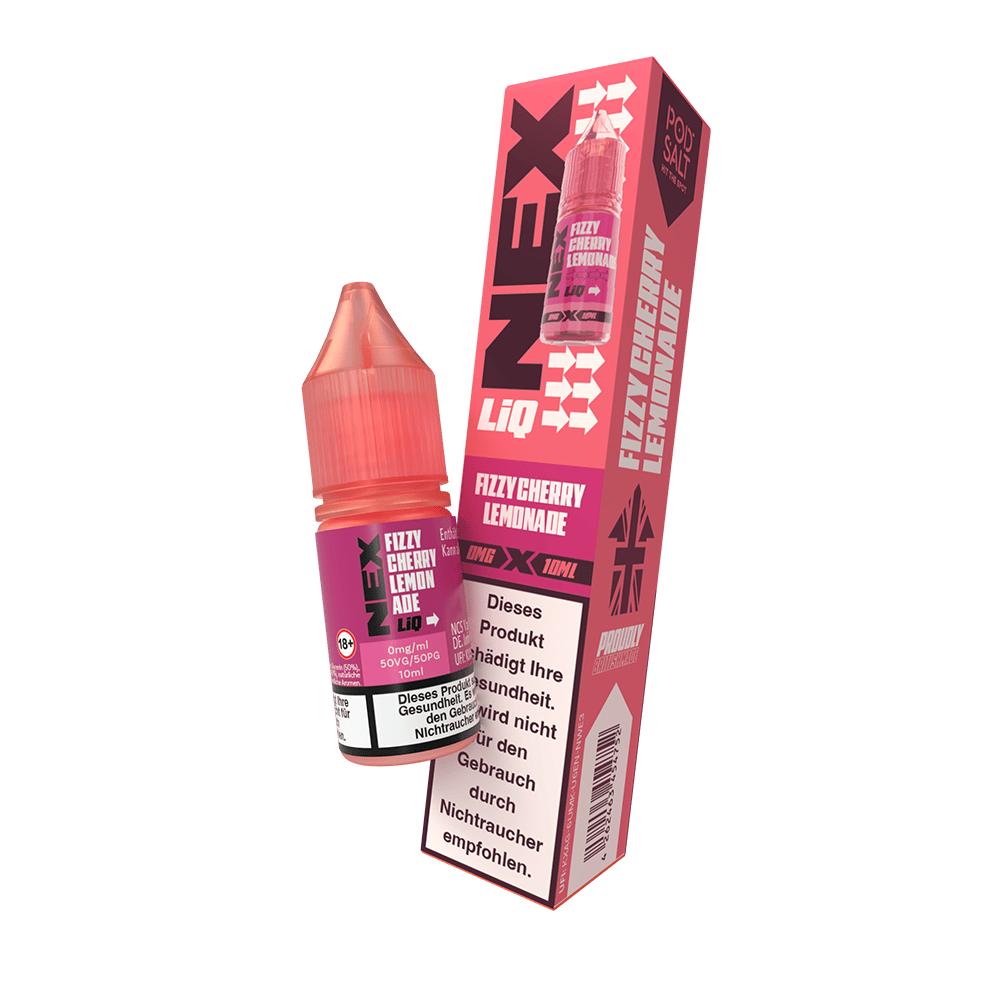 Nex Liq Nikotinsalz - Fizzy Cherry Lemonade - 0mg Liquid 10ml