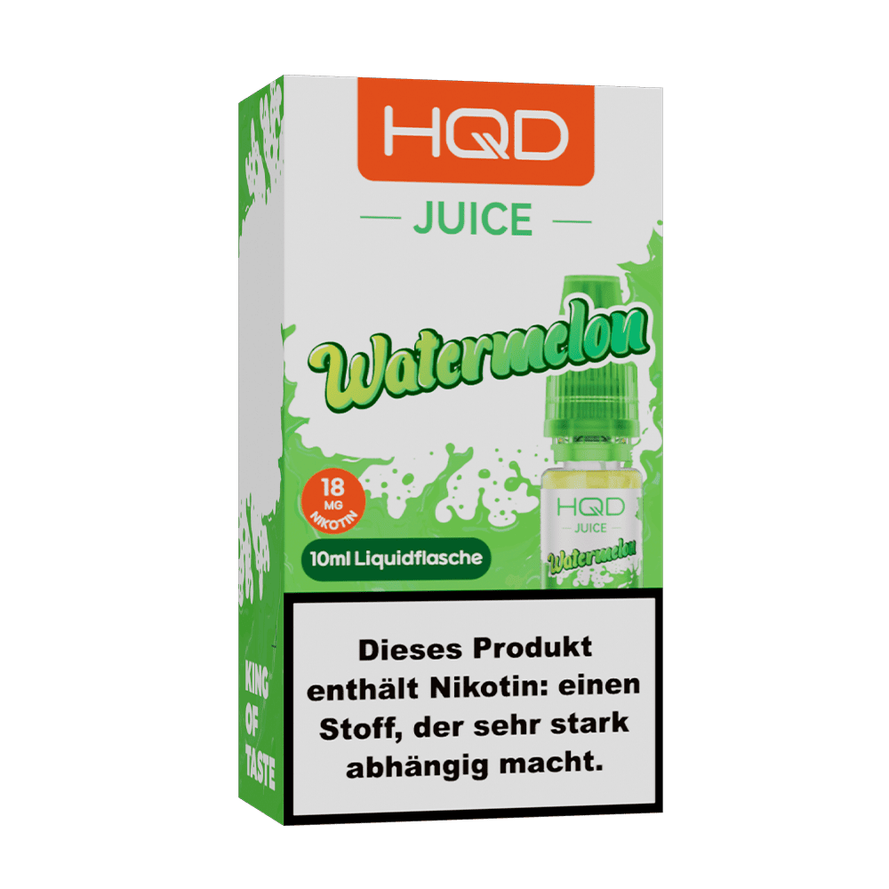 HQD Juice Nikotinsalz - Watermelon - 10ml Liquid 18mg