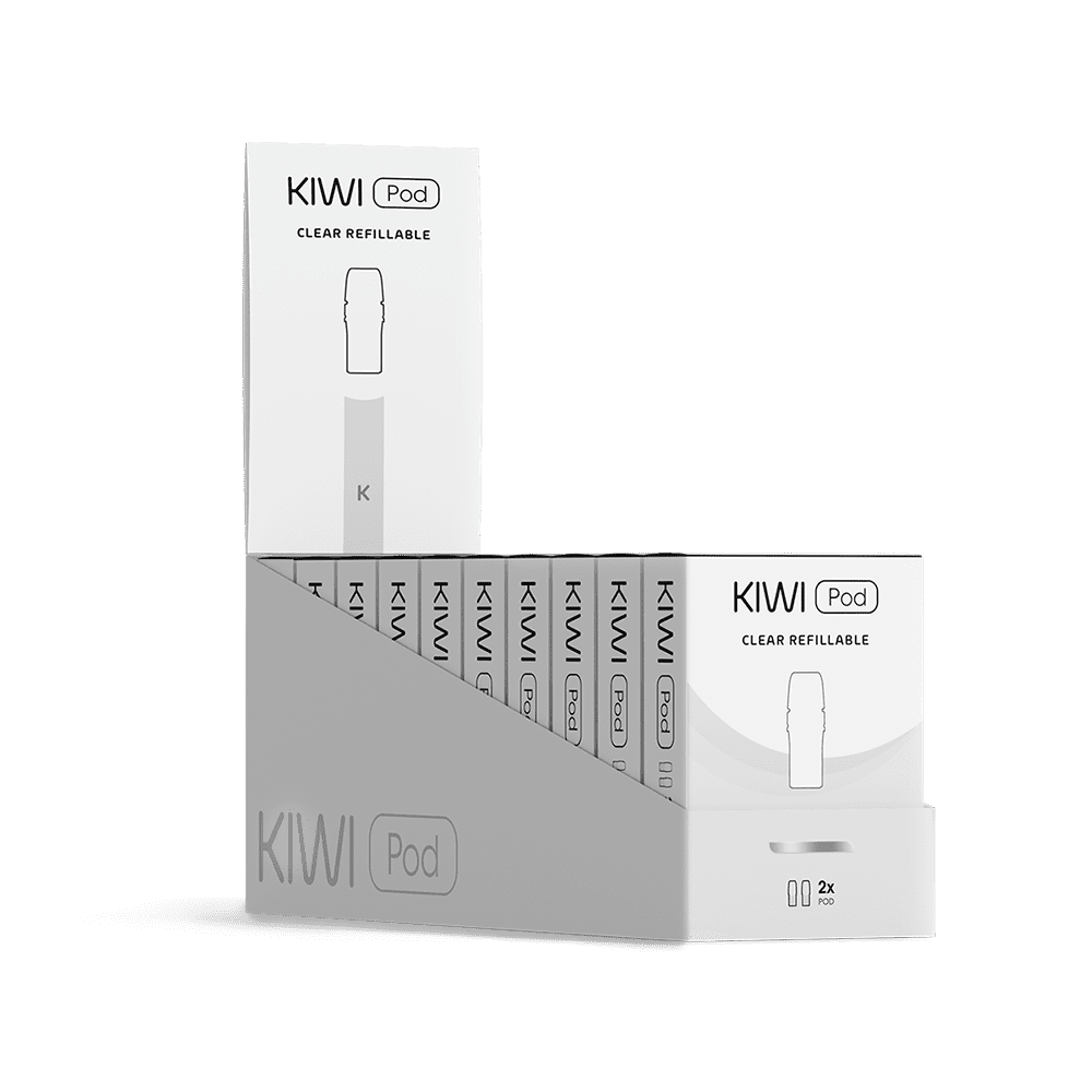 KIWI 2 - Pod inkl. Filter Tip Transparent 0,8 Ohm