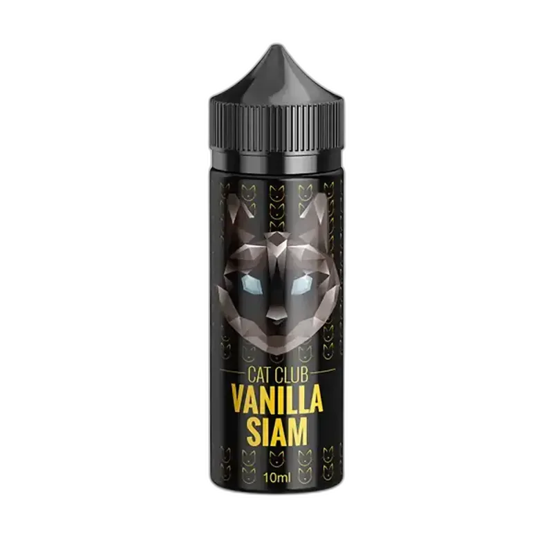 Cat Club Aroma Longfill - Vanilla Siam - 10ml in 120ml Flasche