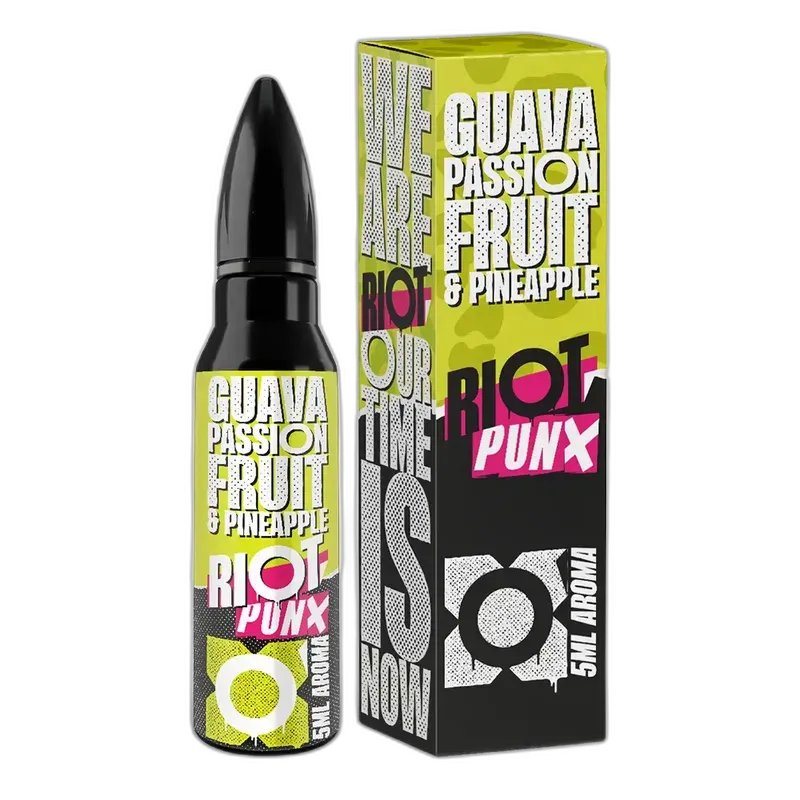 Riot Squad Aroma Longfill - Guava, Passionfruit & Pineapple - 5ml in 60ml Flasche