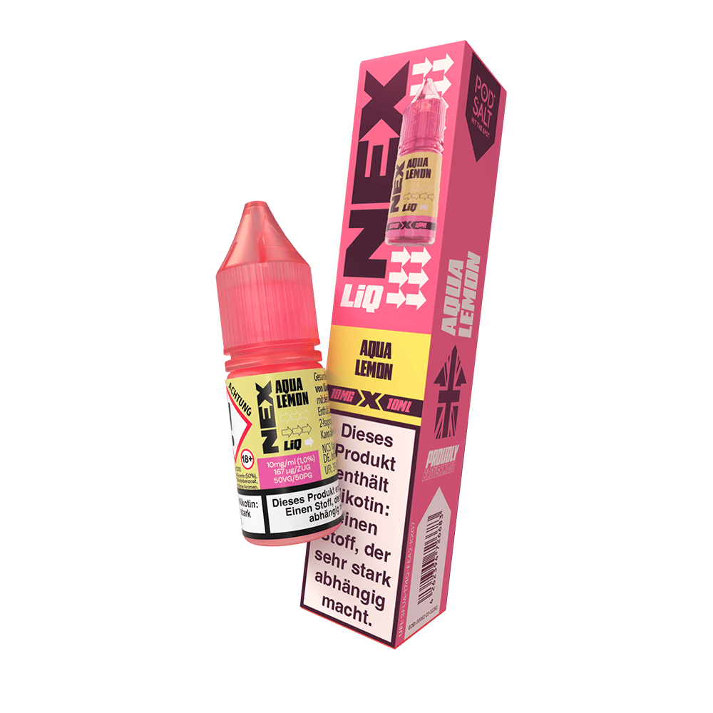 Nex Liq Nikotinsalz - Aqua Lemon - 10mg Liquid 10ml
