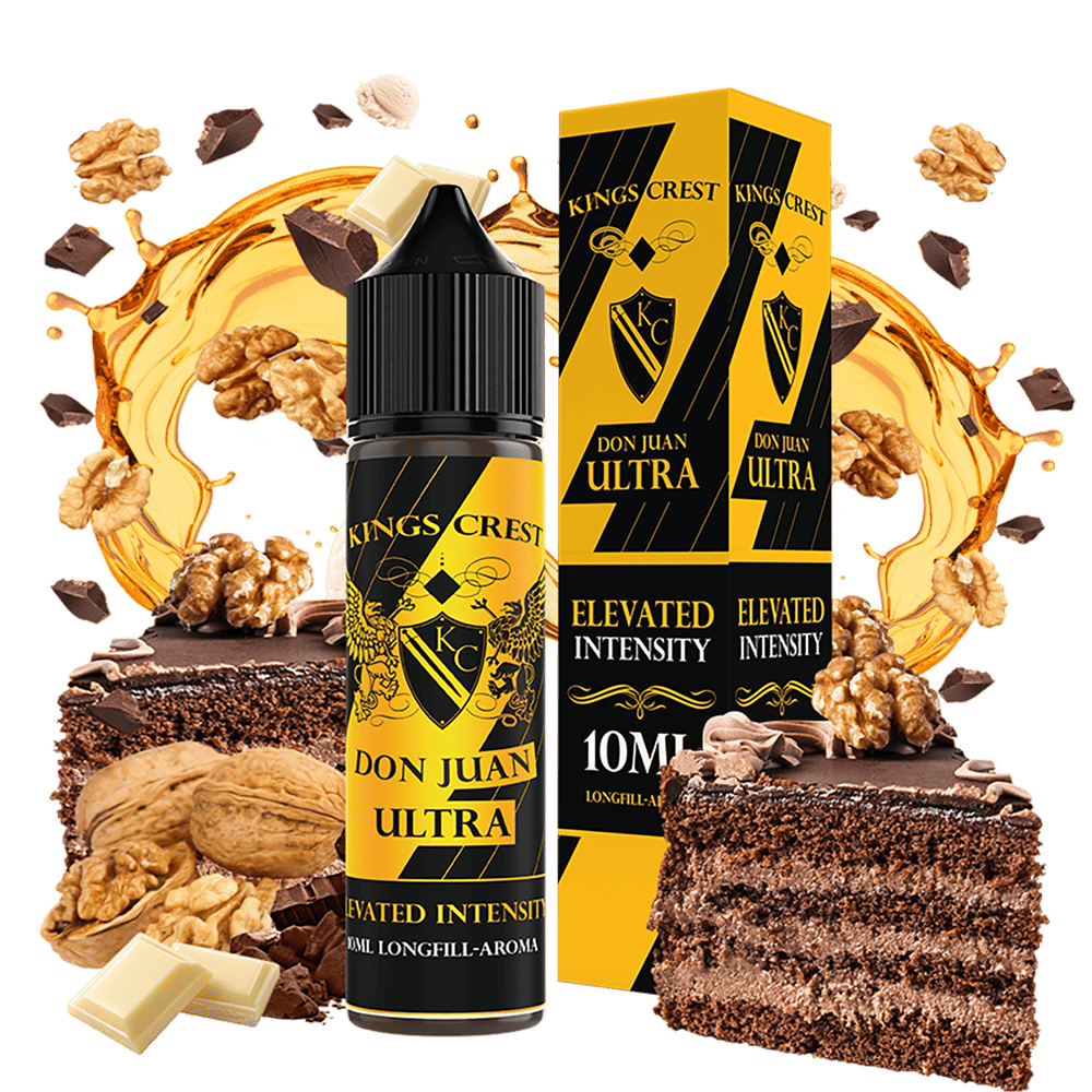 Kings Crest Longfill - Don Juan Ultra - 10ml in 60ml Flasche Kings Crest Longfill - Don Juan Ultra - 10ml in 60ml Flasche