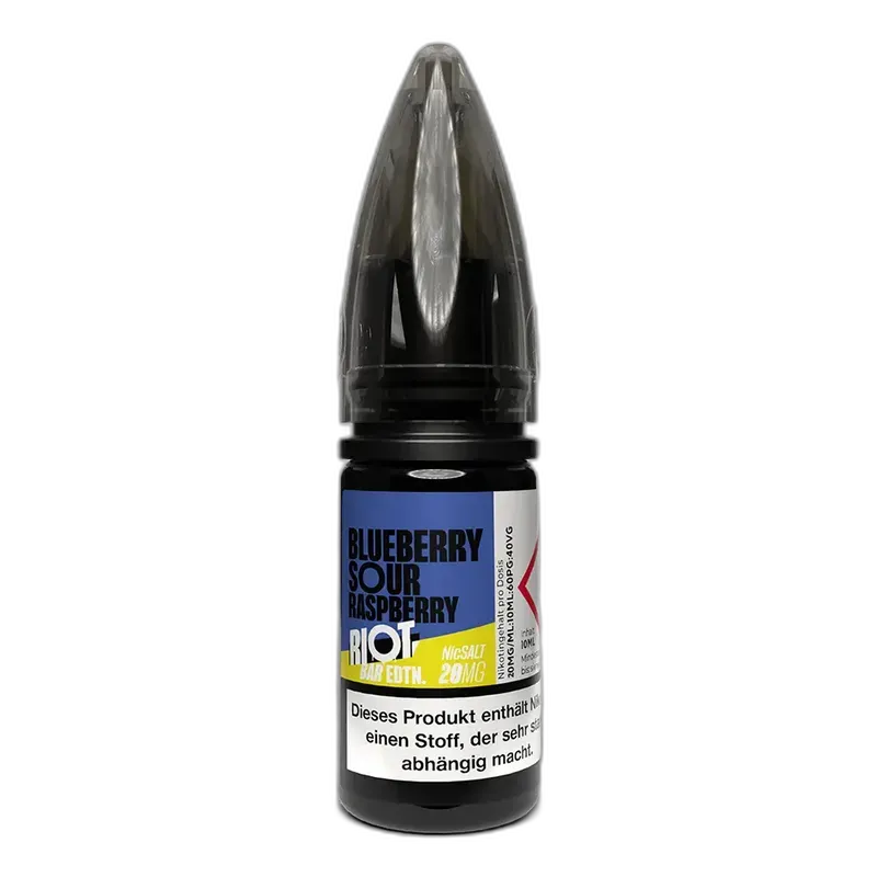 Riot Squad Nikotinsalz - Blueberry Sour Raspberry - Liquid 20mg 10ml
