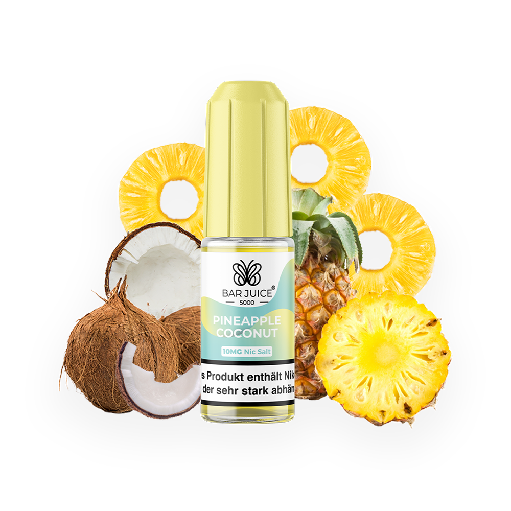 Bar Juice 5000 Nikotinsalz - Pineapple Coconut - Liquid 10mg 10ml