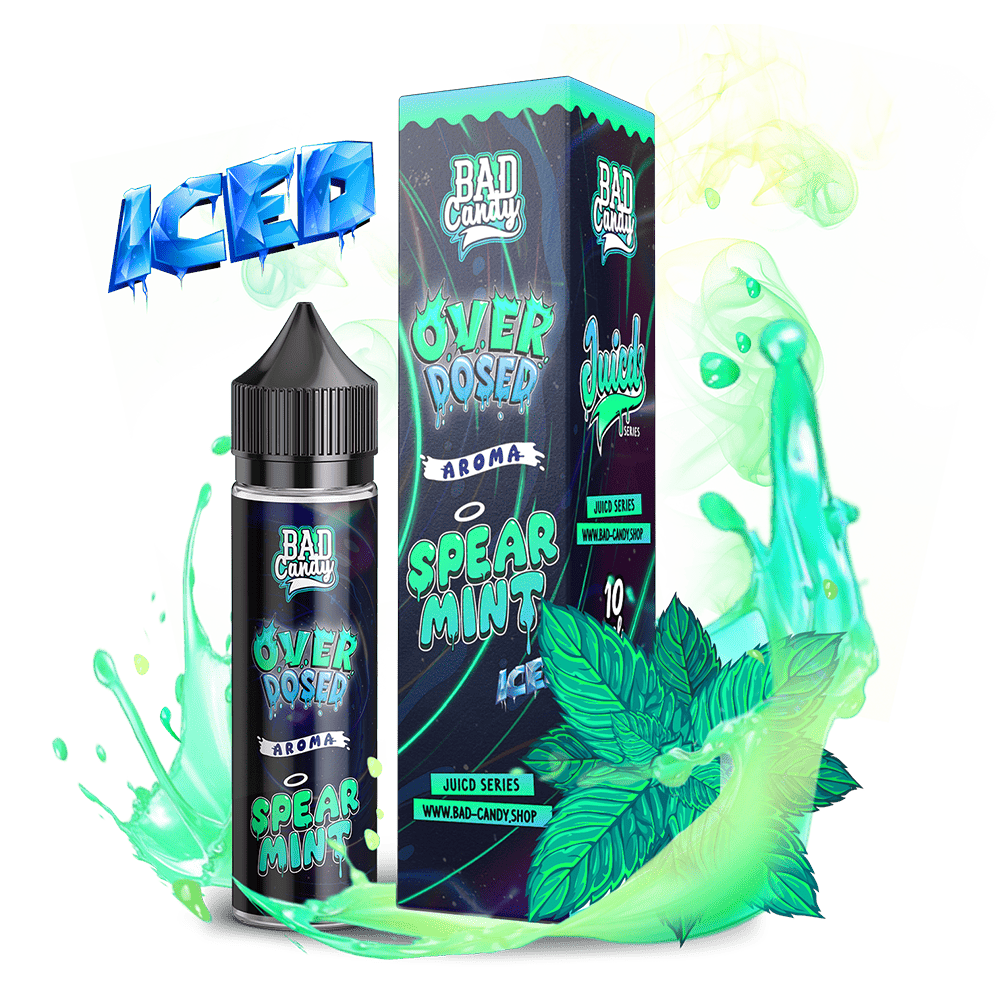 Bad Candy Longfill - Spearmint Iced - Overdosed 10ml Aroma in 60 ml Flasche