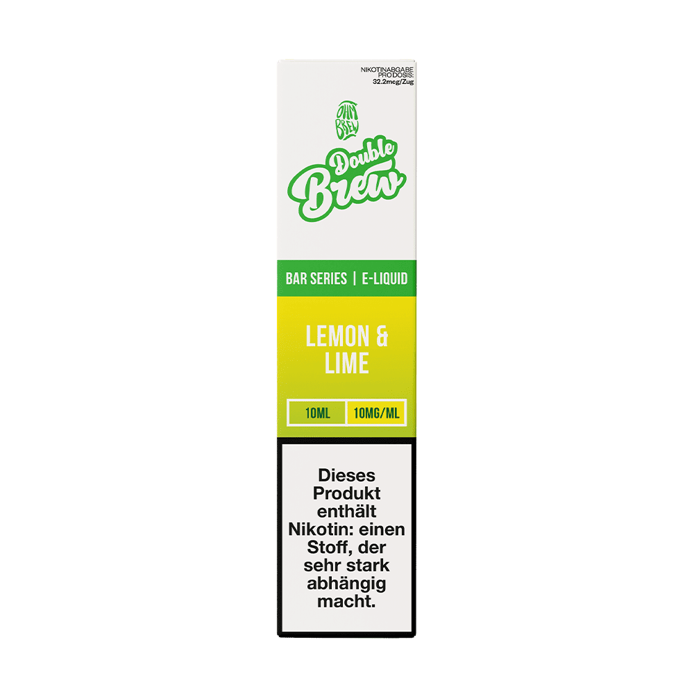 Double Brew Nikotinsalz - Lemon & Lime - 10ml Liquid 10mg