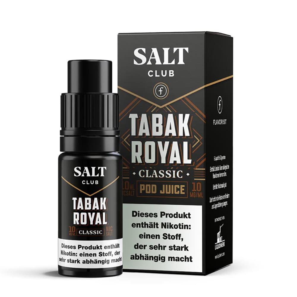 Salt Club Nikotinsalz - Flavorist Tabak Royal Classic - Liquid 10ml 10mg