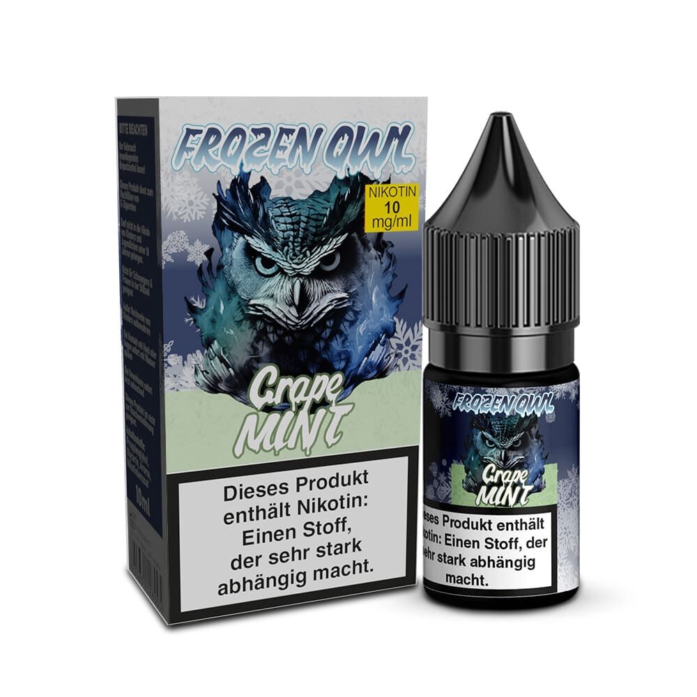 Frozen OWL Nikotinsalz - Grape Mint - 10ml Liquid 10mg