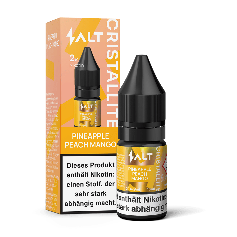SALT Cristallite Nikotinsalz - Pineapple Peach Mango - 10ml Liquid 20mg