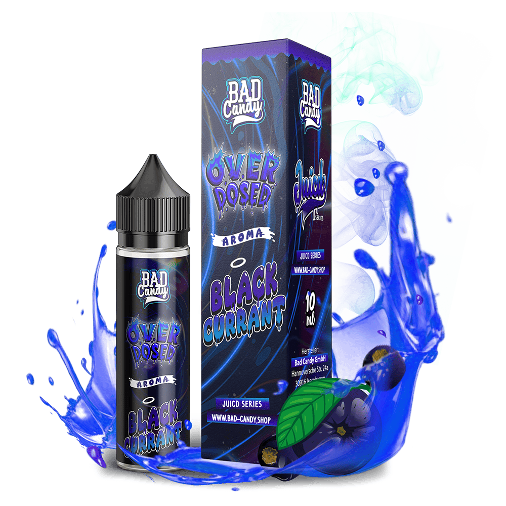Bad Candy Longfill - Blackcurrant Lemonade - Overdosed 10ml Aroma in 60 ml Flasche