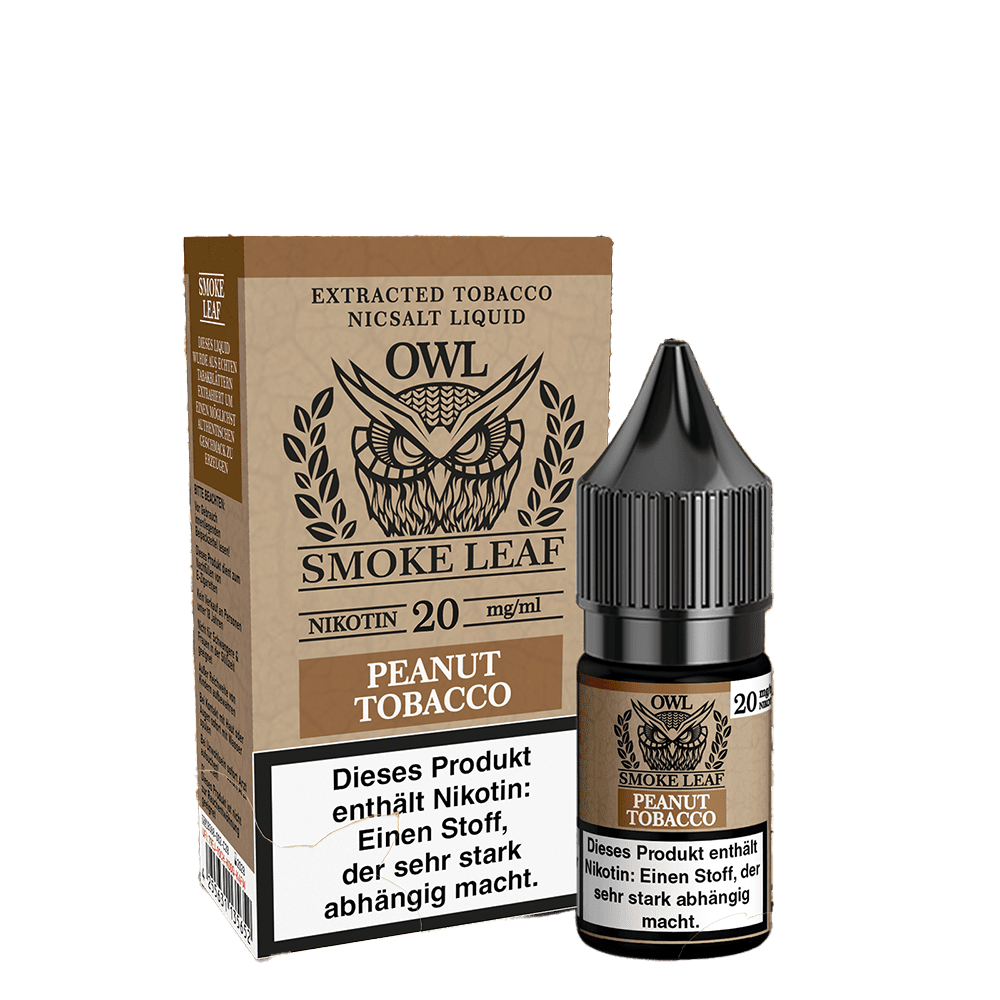 OWL Smoke Leaf Nikotinsalz - Peanut Tobacco - 10ml 20mg
