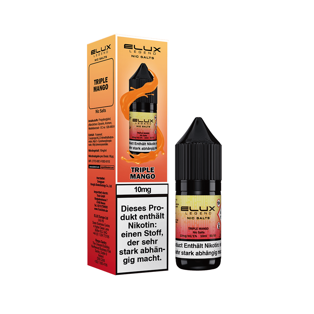 Elux Nikotinsalz - Triple Mango - Liquid 10mg 10ml