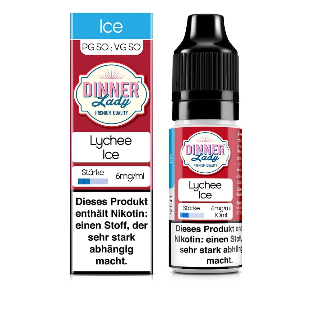 Dinner Lady Liquid - Lychee Ice - 50/50 10ml 6mg