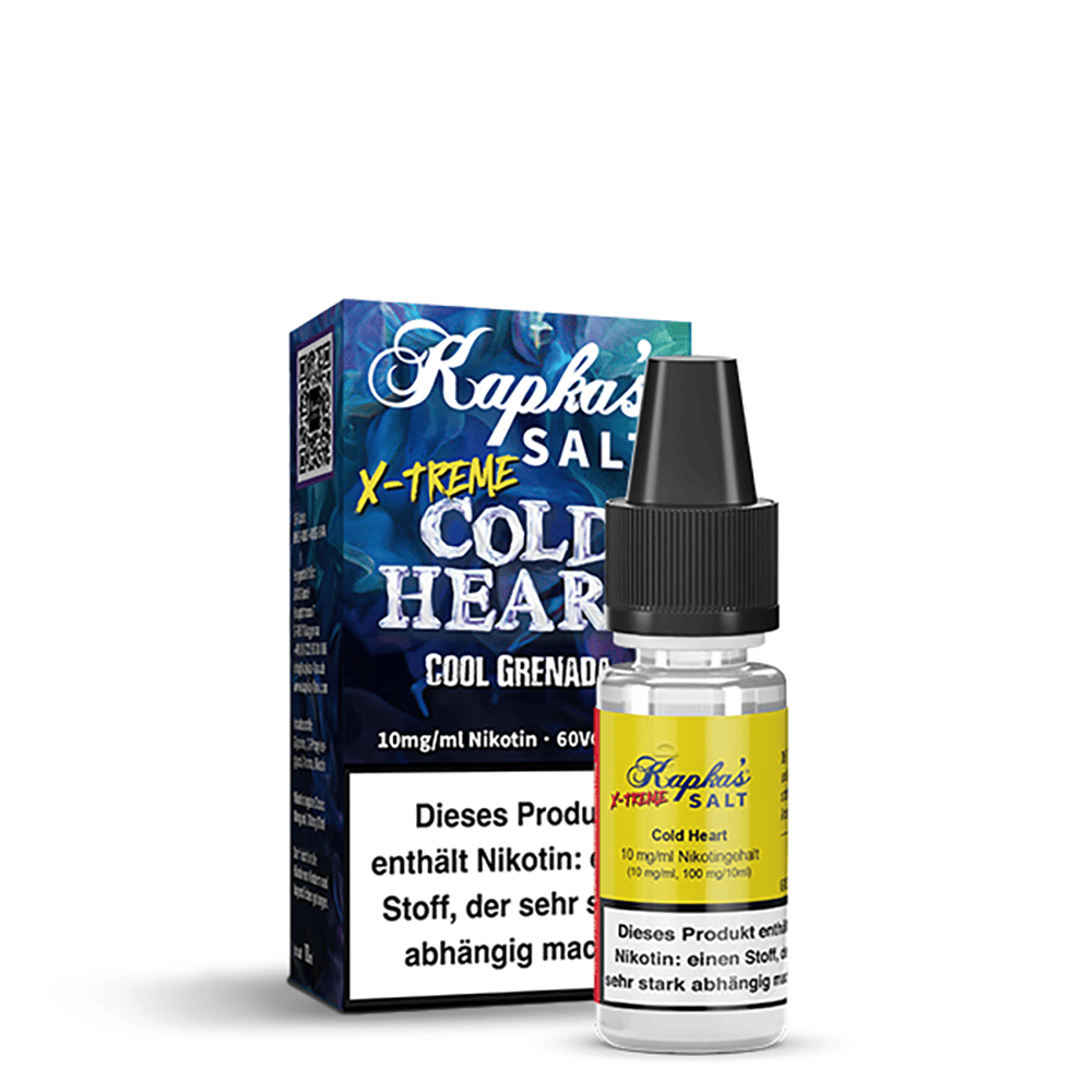 Kapka`s Nikotinsalz - Cold Heart Xtreme - Liquid 10mg 10ml