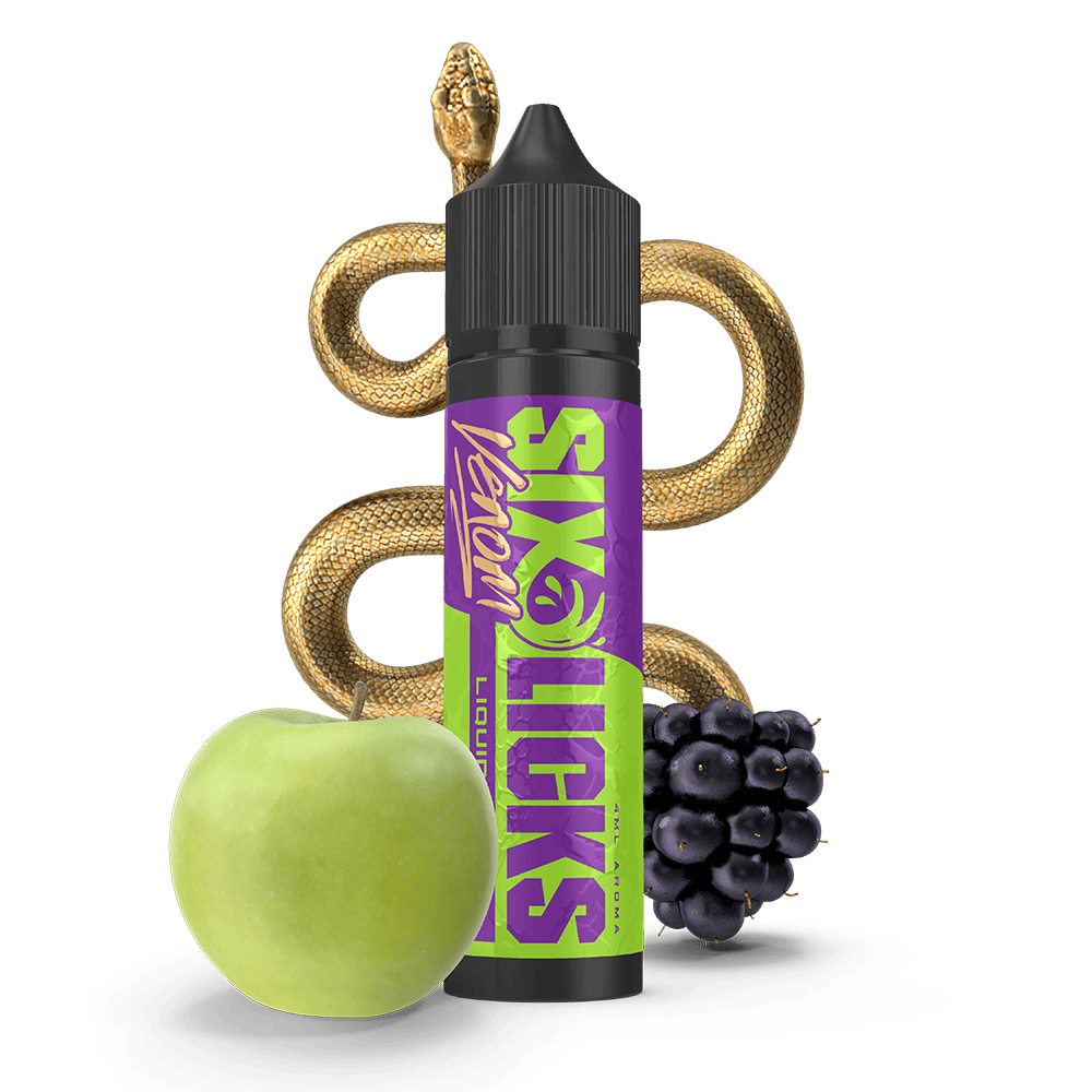 Six Licks Venom Longfill - Liquid Gold - 4ml in 60ml Flasche Six Licks Venom Longfill - Liquid Gold - 4ml in 60ml Flasche