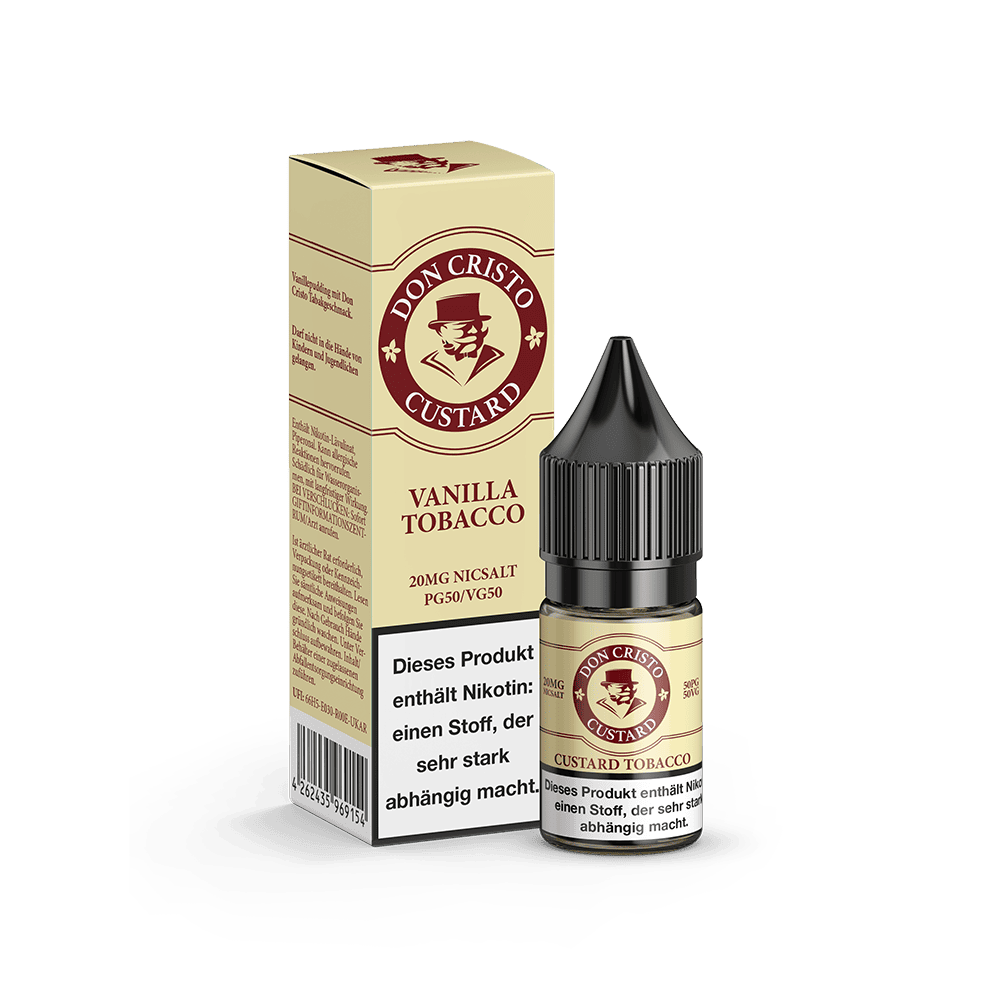 Don Cristo Nikotinsalz - Vanilla Tobacco - 10ml Liquid 20mg