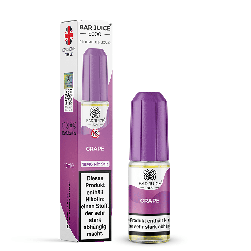 Bar Juice 5000 Nikotinsalz - Grape - Liquid 10mg 10ml